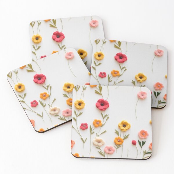 Item preview, Embroidered Felt Wildflowers designed and sold by SimoneBalman.