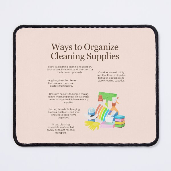 Item preview, Ways to Organize Cleaning Supplies designed and sold by TheFocusedShop.