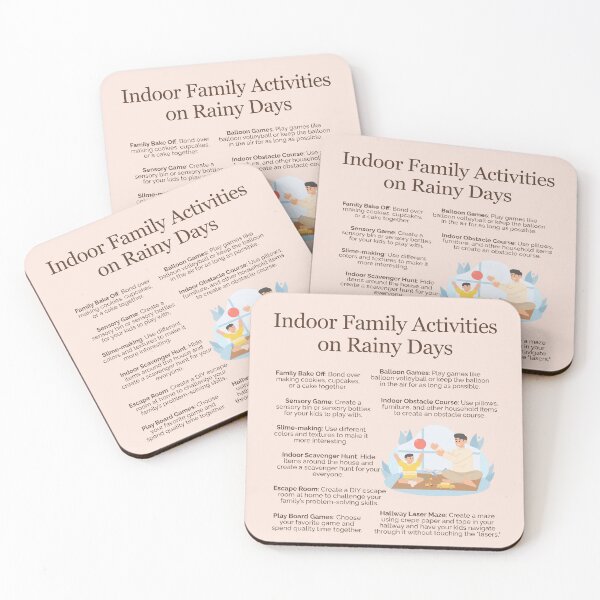 Item preview, Indoor Family Activities on Rainy Days designed and sold by TFHStore.