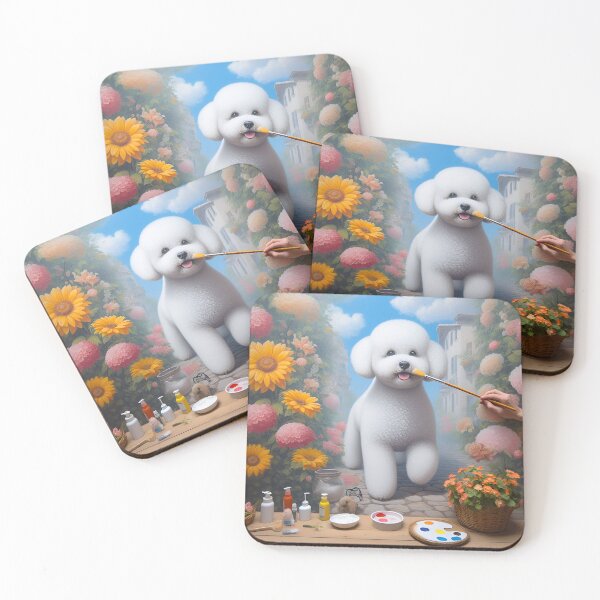 Aperçu de l'œuvre Bichon Frise Radiance in Art créée et vendue par PawspectCreate.