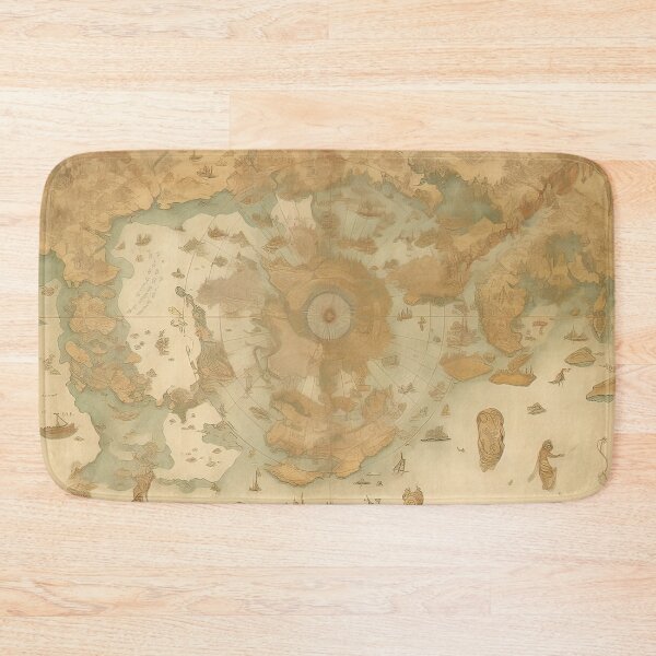 Item preview, Old Vintage Map designed and sold by ArtsyWishy.