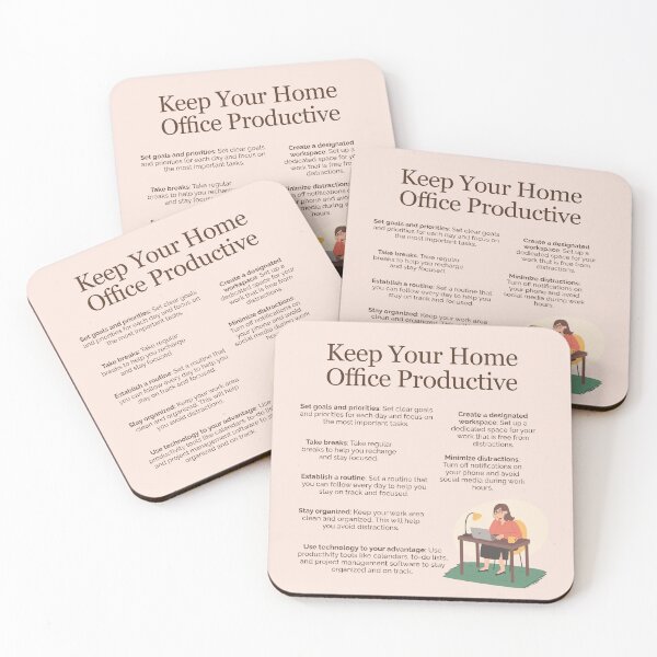 Item preview, Keep Your Home Office Productive designed and sold by TheFocusedShop.