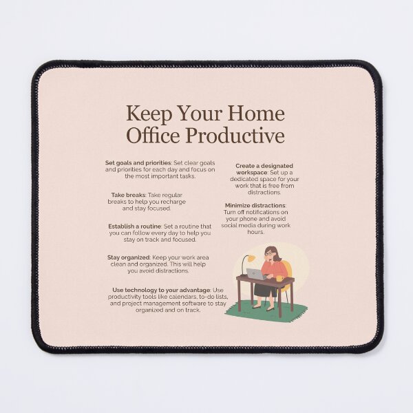 Item preview, Keep Your Home Office Productive designed and sold by TFHStore.