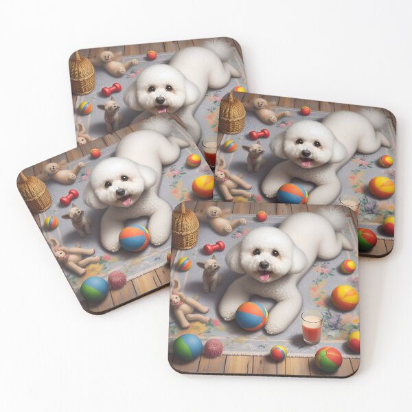 Aperçu de l'œuvre Bichon Frise Dreams in Digital créée et vendue par PawspectCreate.