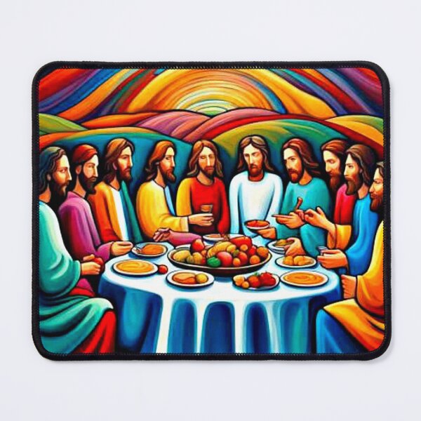 Item preview, Jesus dines with friends designed and sold by George Hutton Hunter.
