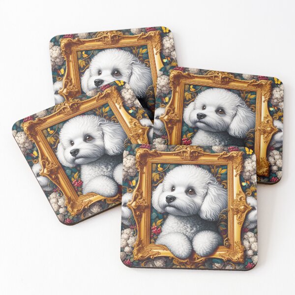 Aperçu de l'œuvre Bichon Frise Digital Delights créée et vendue par PawspectCreate.