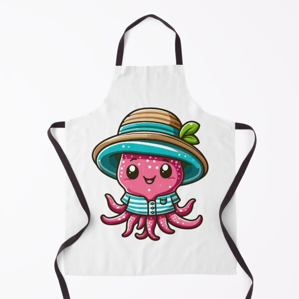 Item preview, Cuttlefish with Hat designed and sold by ArtfulWeave.