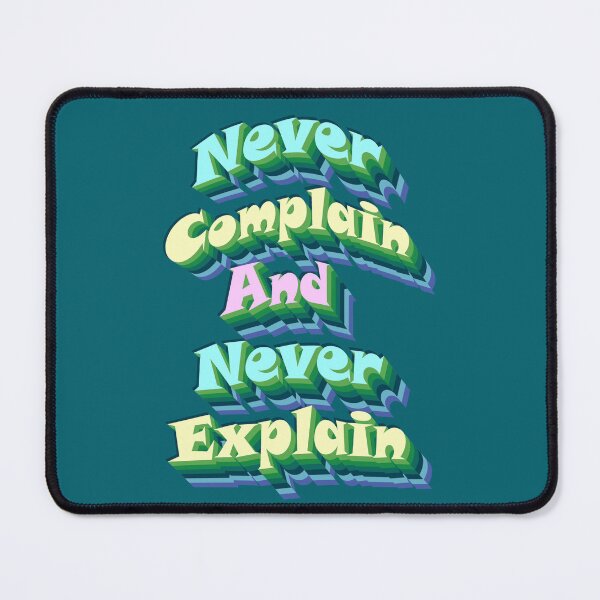 Item preview, Embrace Silence: Never Complain and Never Explain Inspirational Quote designed and sold by ArtsyExplorer.