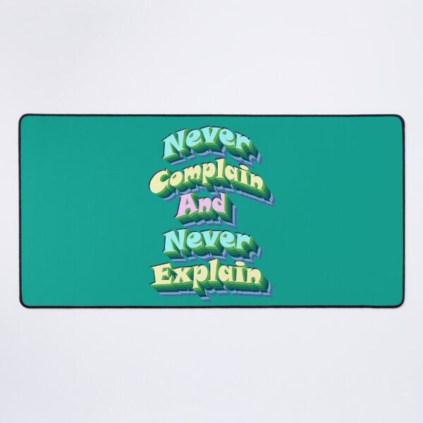 Item preview, Embrace Silence: Never Complain and Never Explain Inspirational Quote designed and sold by ArtsyExplorer.