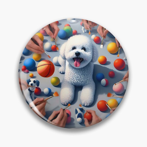 Aperçu de l'œuvre Artistic Impressions of Bichon Frise créée et vendue par PawspectCreate.