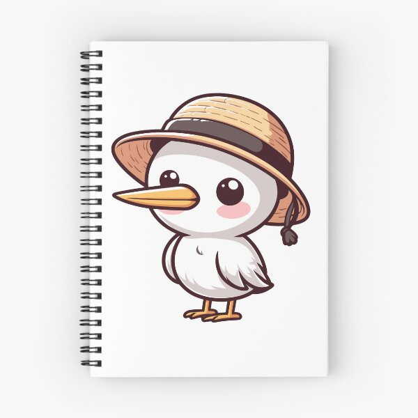 Item preview, Stylish Egret with Hat designed and sold by ArtfulWeave.