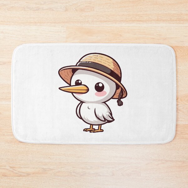 Item preview, Stylish Egret with Hat designed and sold by ArtfulWeave.