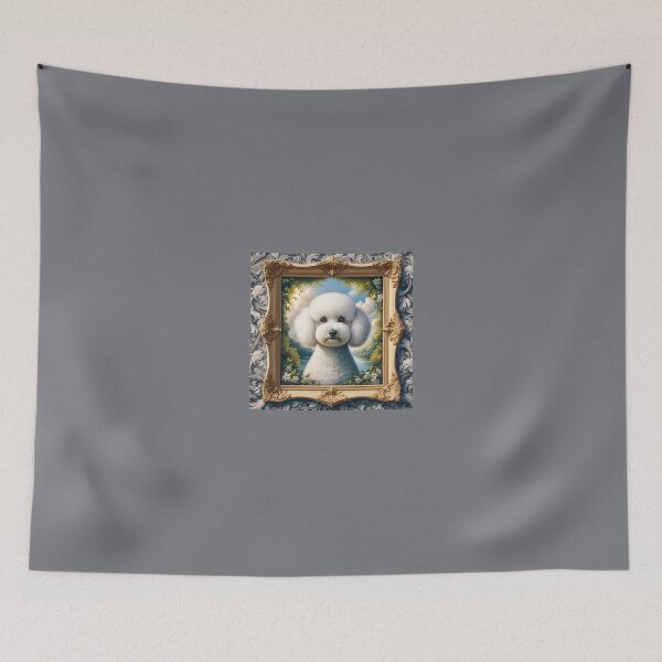 Aperçu de l'œuvre Bichon Frise Elegance in Art créée et vendue par PawspectCreate.