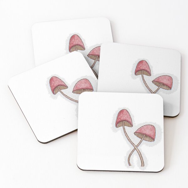 Item preview, Soft Pastel Mushrooms designed and sold by Doodle Duck.