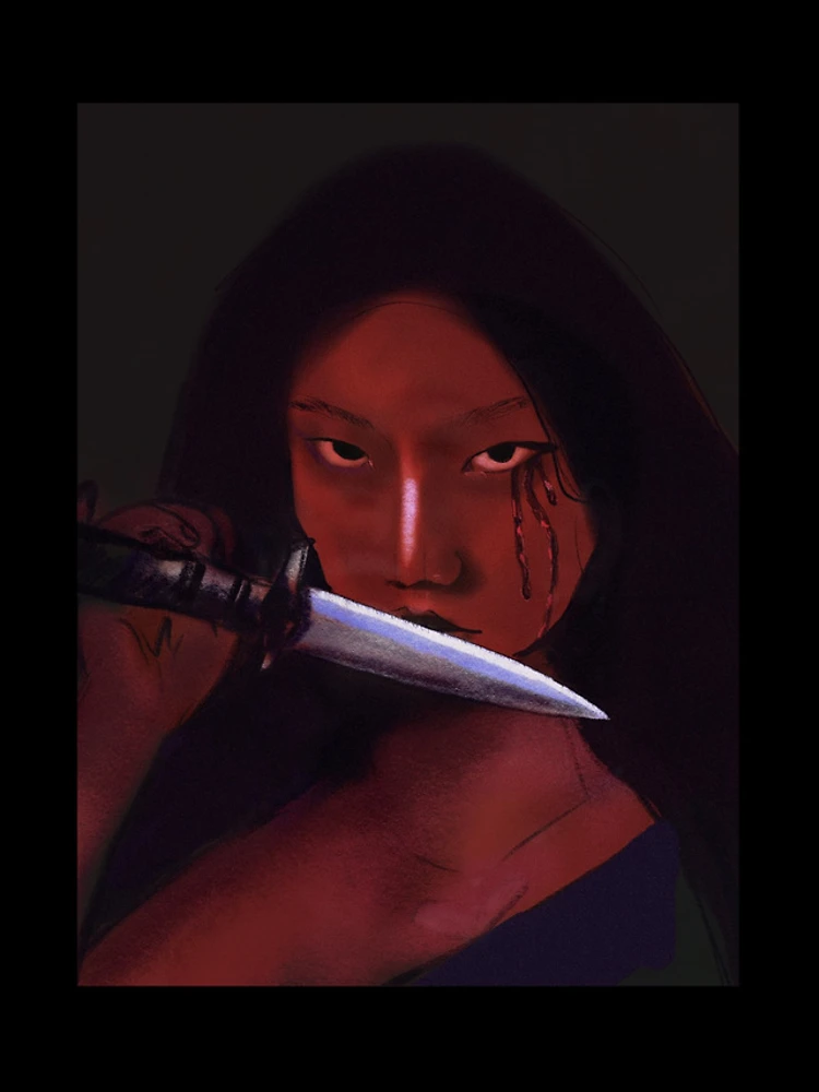 Thumbnail 4 of 4, iPhone Case, Woman warrior designed and sold by Dim737.