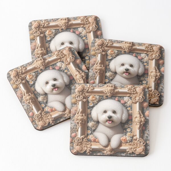 Aperçu de l'œuvre Bichon Frise Magic in Art créée et vendue par PawspectCreate.