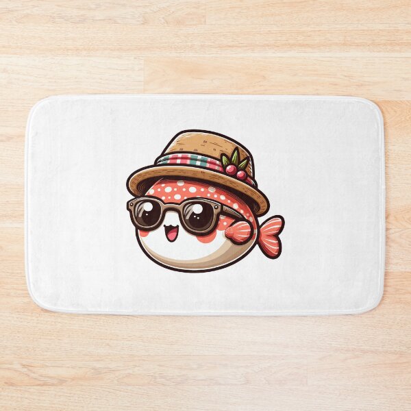 Item preview, Cool Fish in Hat designed and sold by ArtfulWeave.