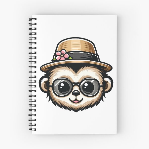 Item preview, Gibbon with Hat designed and sold by ArtfulWeave.