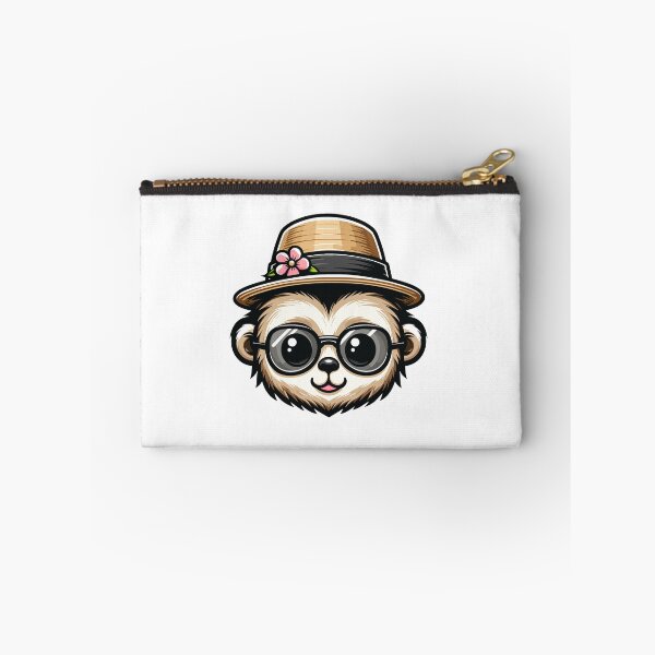 Item preview, Gibbon with Hat designed and sold by ArtfulWeave.