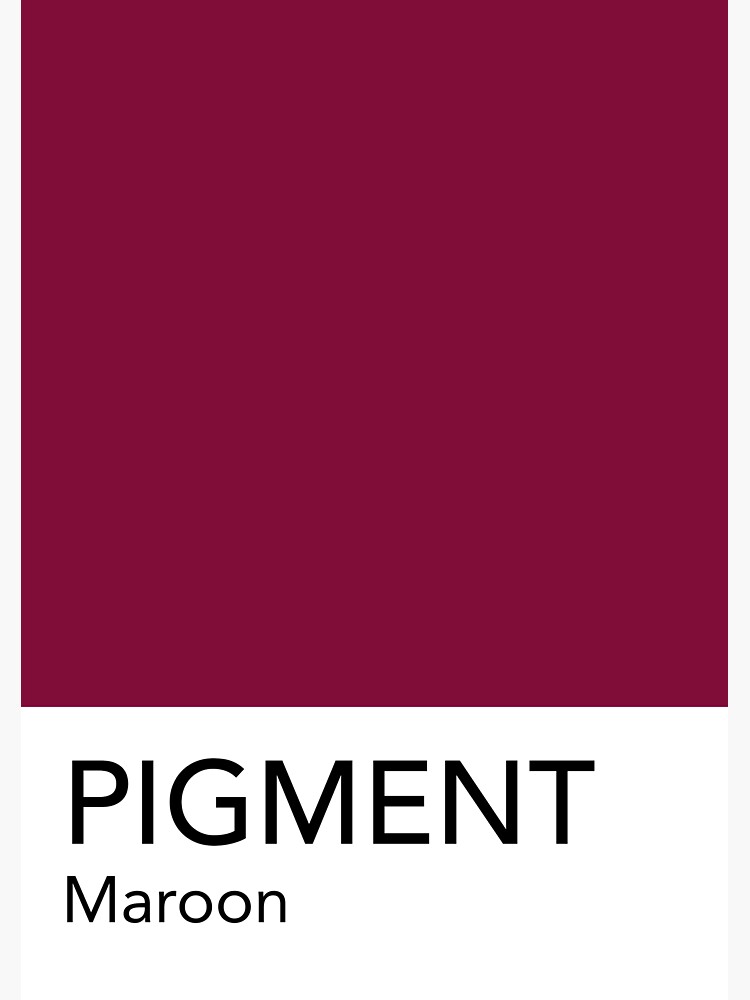 Maroon Color Code Pantone