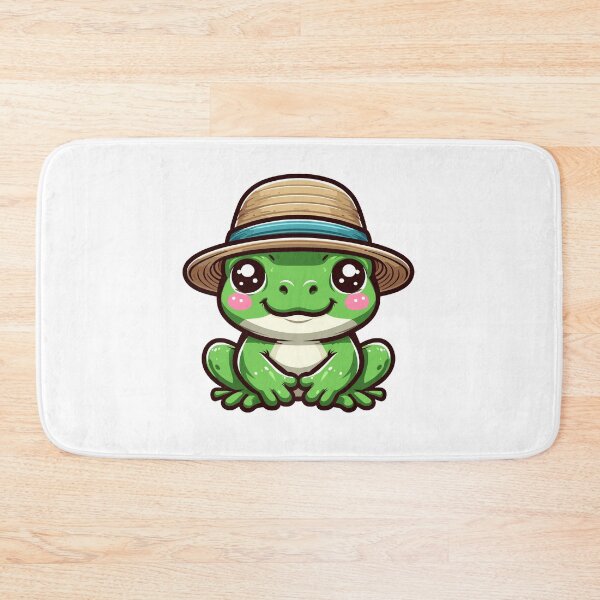 Item preview, Frog with Hat designed and sold by ArtfulWeave.