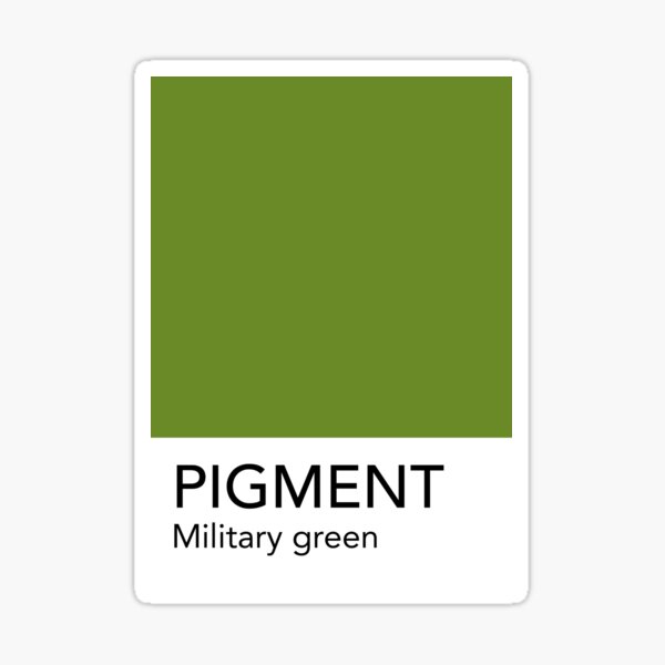 Item preview, Pantone MIlitary Green designed and sold by anniesibon.
