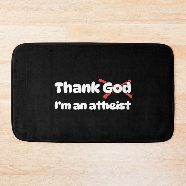 Artikelvorschau, Gott sei Dank bin ich Atheist. Atheistischer Humor entworfen und verkauft von Rebel-Design.