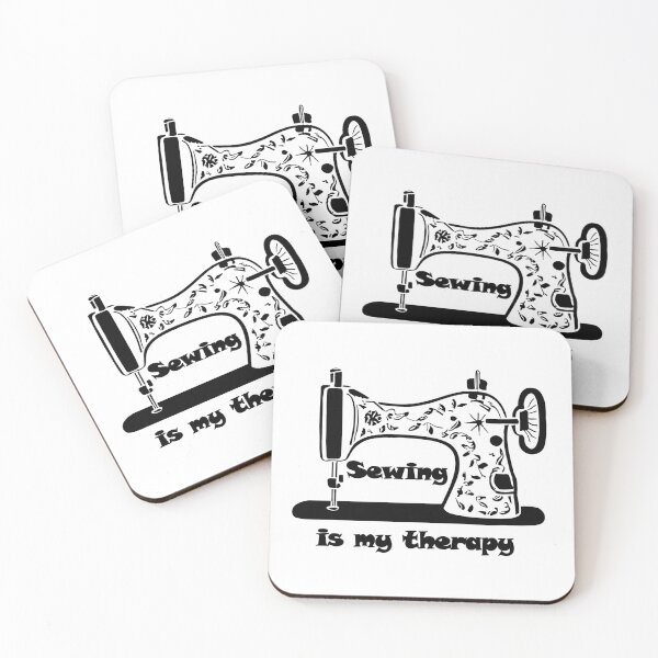 Item preview, Sewing is my therapy - perfect for crafters designed and sold by EmeraldeaArt.