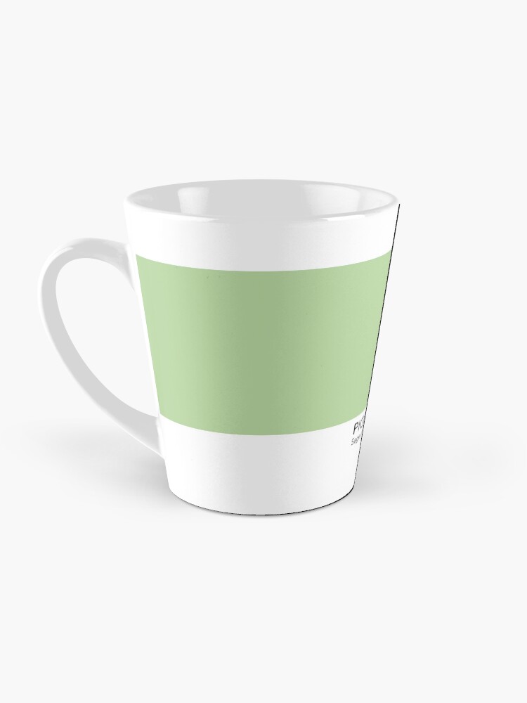 Aperçu 3 sur 4. Mug à café avec l'œuvre Pantone Vert Sauge créée et vendue par anniesibon.