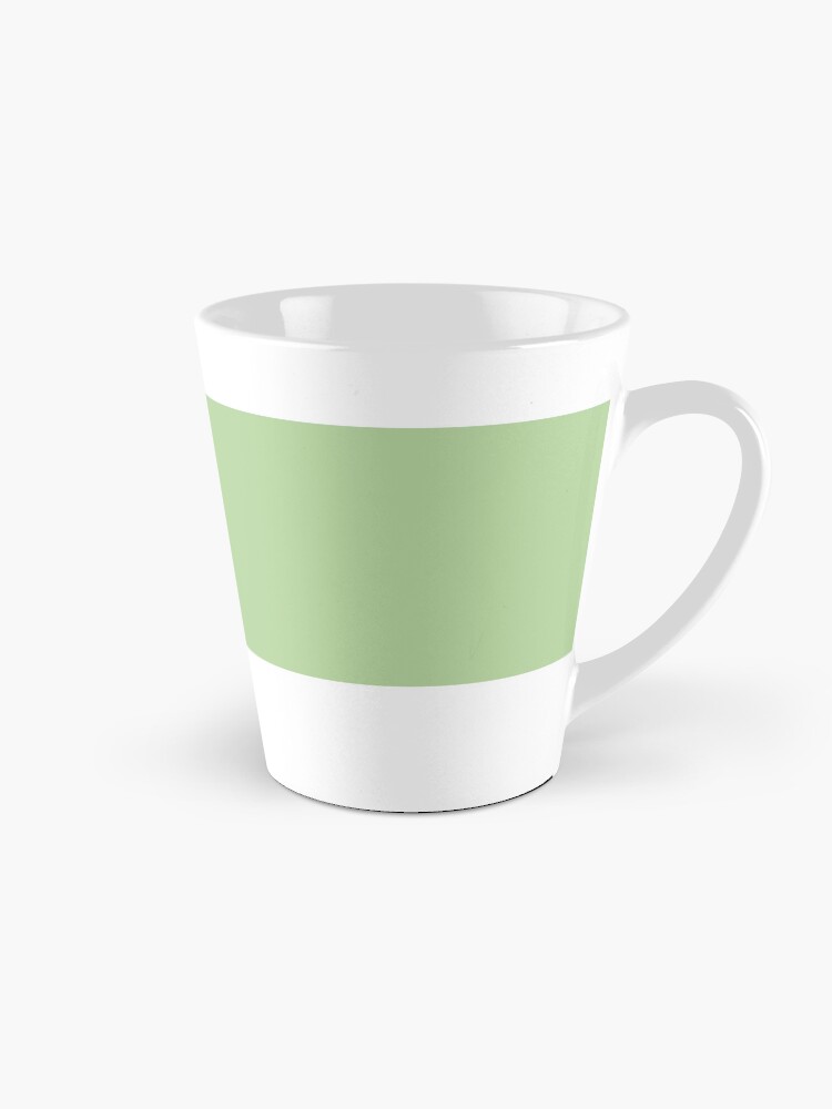 Aperçu 1 sur 4. Mug à café avec l'œuvre Pantone Vert Sauge créée et vendue par anniesibon.