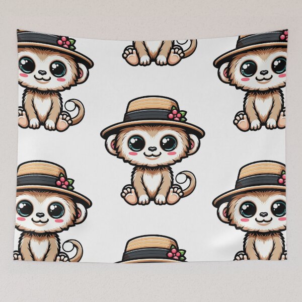 Item preview, Cool Gibbon in Hat designed and sold by ArtfulWeave.