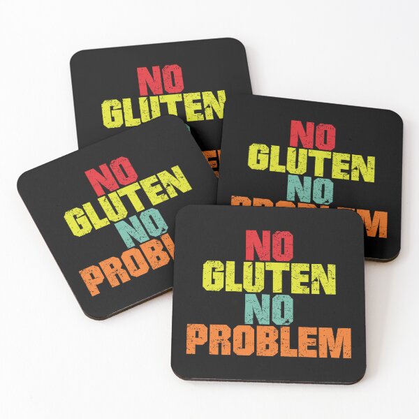 Item preview, "No Gluten No Problem" t shirt design V2 designed and sold by MyGluteesFree77.