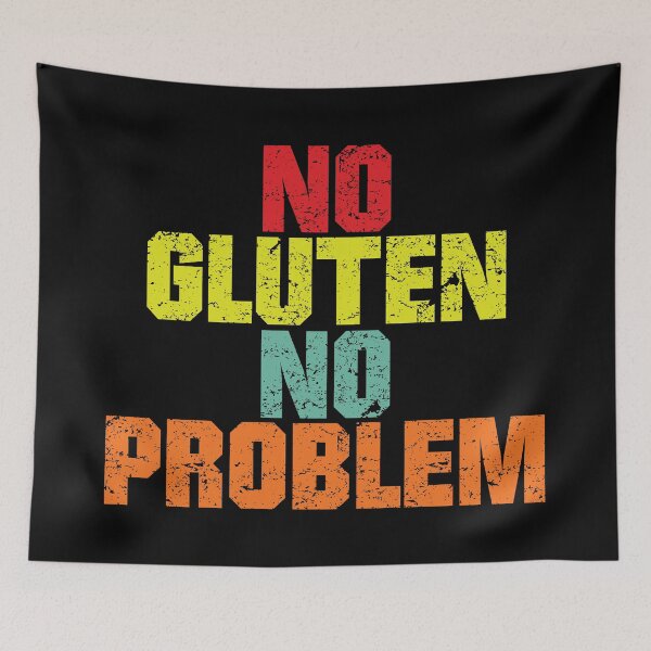 Item preview, "No Gluten No Problem" t shirt design V2 designed and sold by MyGluteesFree77.