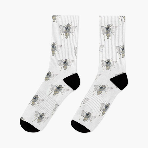 Item preview, Elodie – Gold & Gray on White designed and sold by Elizabeth Becker.