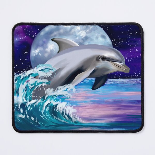 Item preview, Dolphin Leaping Under A Purple Sky designed and sold by Artbythree.