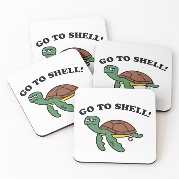 Item preview, GO TO SHELL! Turtle Sticker designed and sold by TODD GOLDMAN.