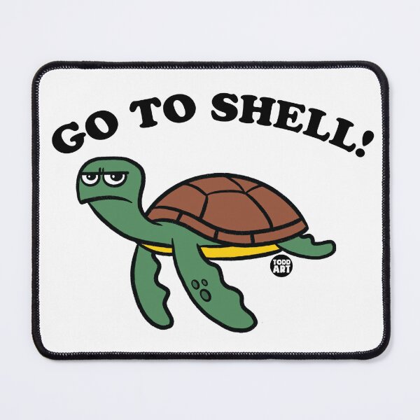 Item preview, GO TO SHELL! Turtle Sticker designed and sold by TODD GOLDMAN.