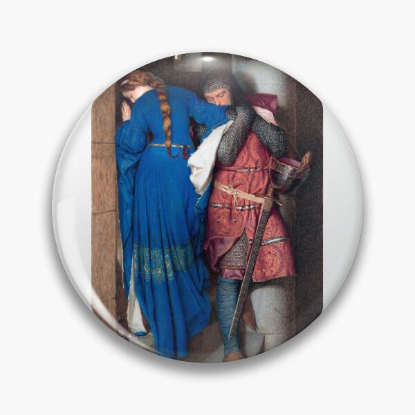 Item preview, Hellelil and Hildebrand, the Meeting on the Turret Stairs by Frederic William Burton designed and sold by TeeARTHY.