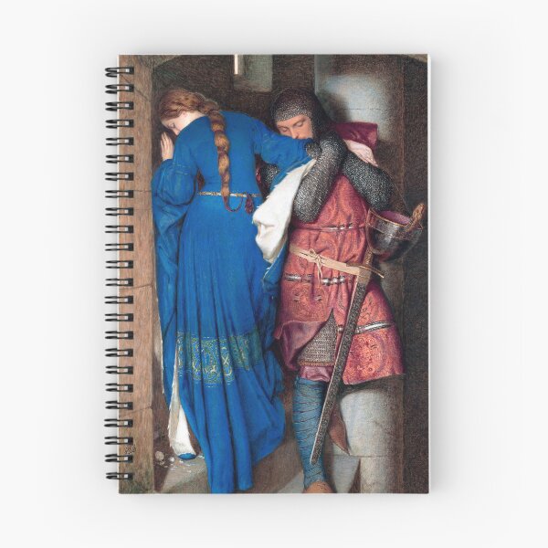 Item preview, Hellelil and Hildebrand, the Meeting on the Turret Stairs by Frederic William Burton designed and sold by TeeARTHY.