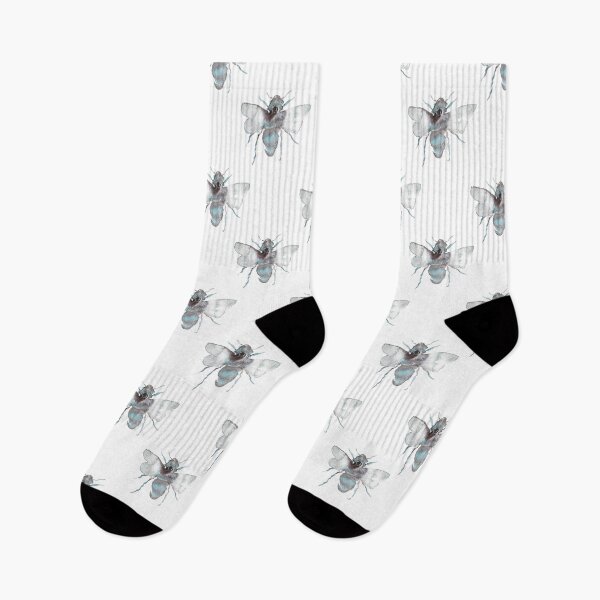 Item preview, Elodie – Moonstone Blue on White designed and sold by Elizabeth Becker.