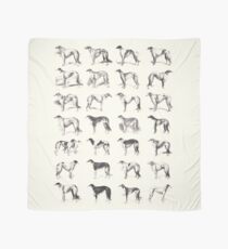 Martynow Borzoi 28 Vintage Sketches Scarf
