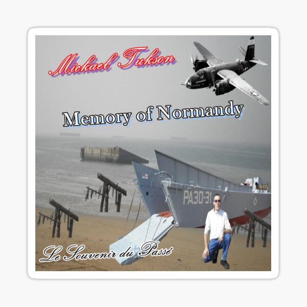 Memory of Normandy Format Carré Sticker