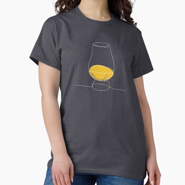 Item preview, Glencairn Glass One Line White Design designed and sold by TheWhiskyBox.