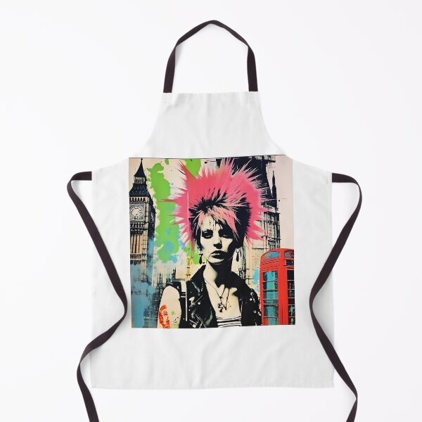 Item preview, vintage punk collage illustration 77s   designed and sold by AiPoliviosArt.