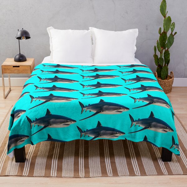 Item preview, SHARK - #00FFFF designed and sold by Marlon Oseguera.