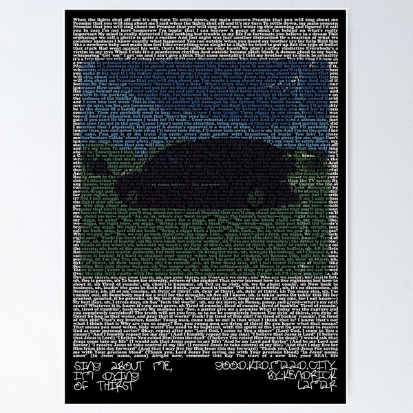 Item preview, Sing About Me, I’m Dying of Thirst lyrics designed and sold by AB2596.