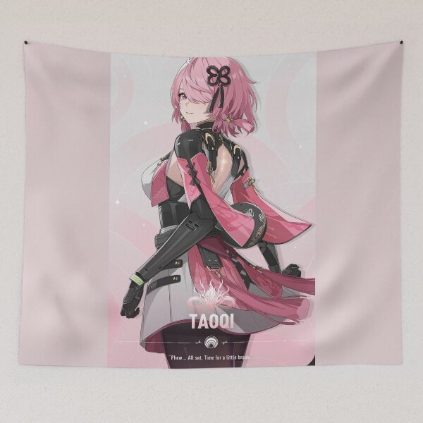Item preview, Wuthering Waves - Taoqi - Character Official Poster 2024 designed and sold by Krimsy.