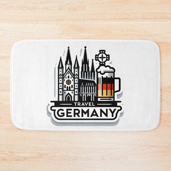 Item preview, Minimalist travel sticker 'Discover Germany designed and sold by pod24.