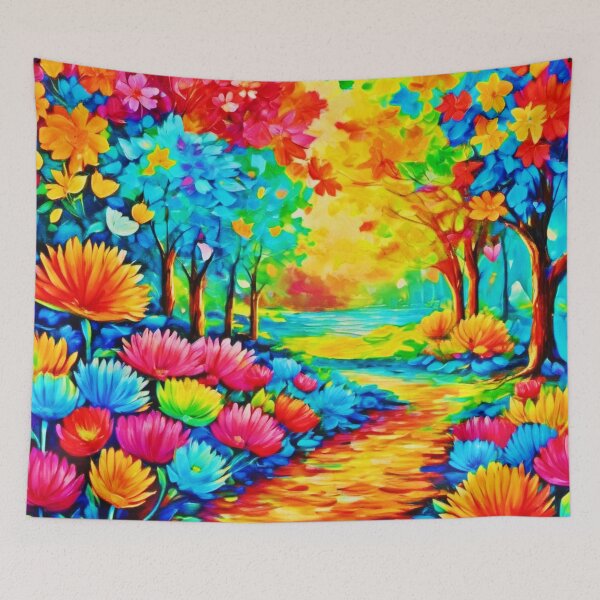 Item preview, Chromatic Beauty: Colorful Masterpiece designed and sold by Health And Fitness Posts e-Store.