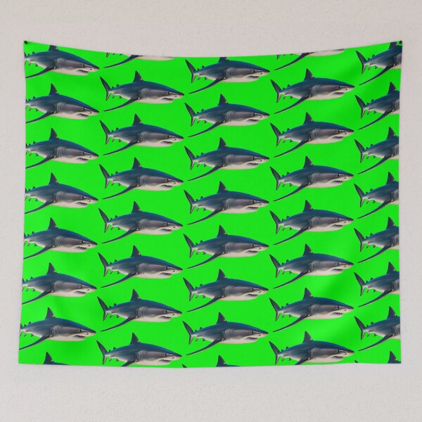 Item preview, SHARK - #00FF00 designed and sold by Marlon Oseguera.